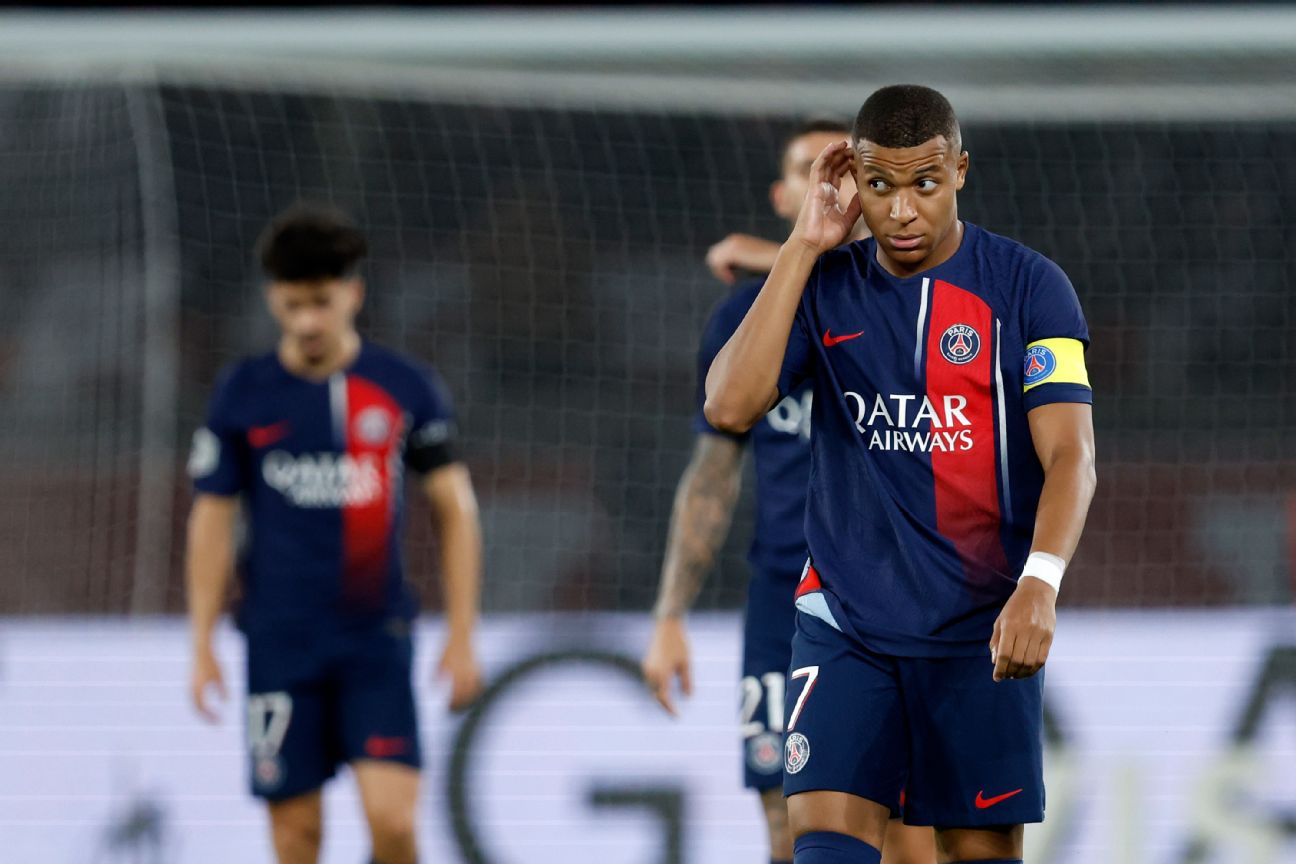 2020-21 Paris Saint-Germain Home Shirt Mbappe #7 - 8/10 - (S)