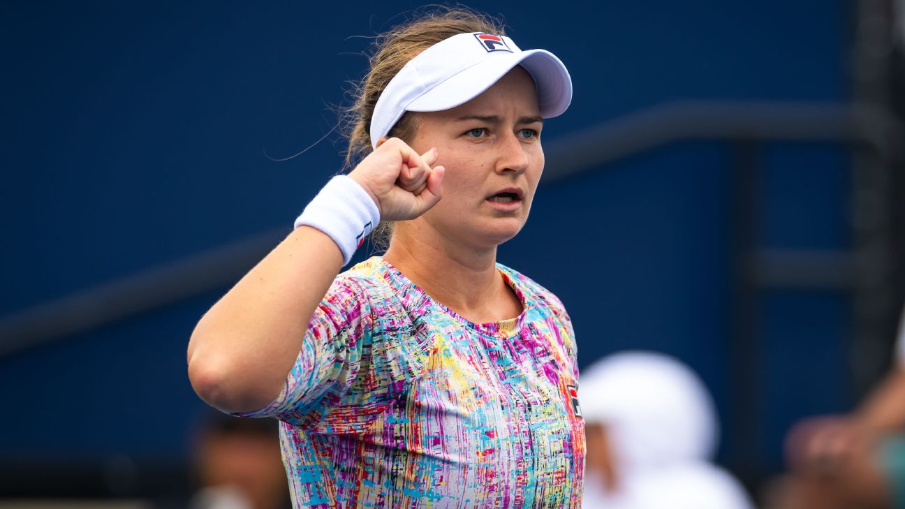 Keys upset; Krejcikova opens WTA Elite with win