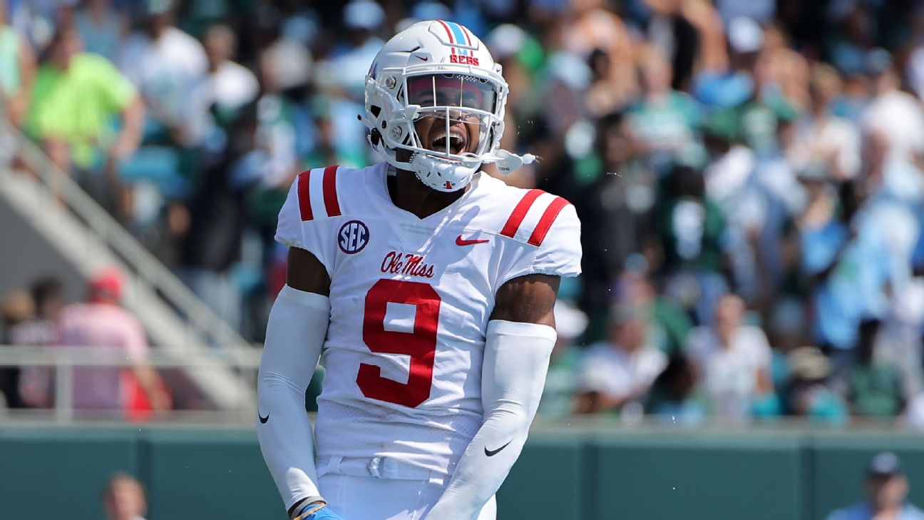 Sources: Ole Miss WR Harris out; top RB doubtful