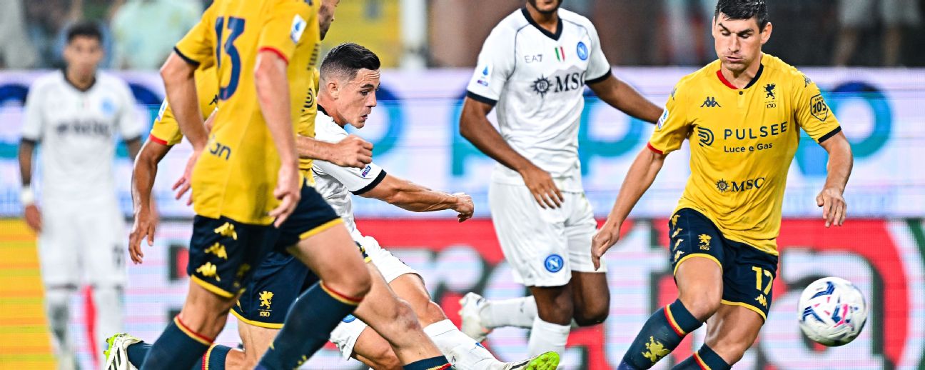 Mateo Retegui of Genoa Cfc during the Italian Serie A, football