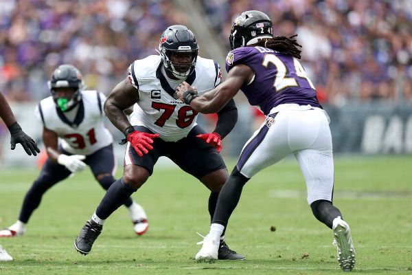 Houston Texans offensive tackle Tytus Howard expected to miss