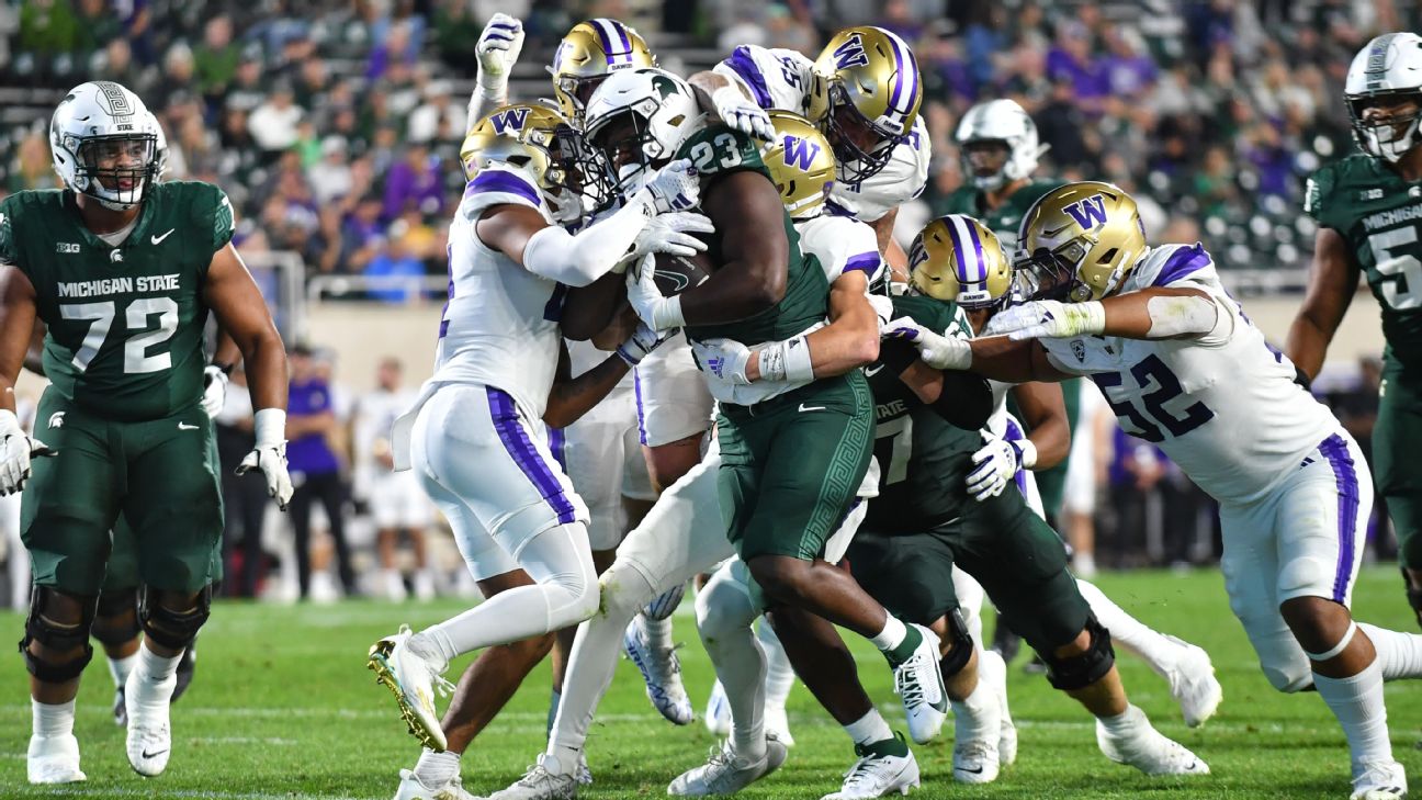 Off-kilter' MSU loses big to Washington in first game without Tucker - ESPN