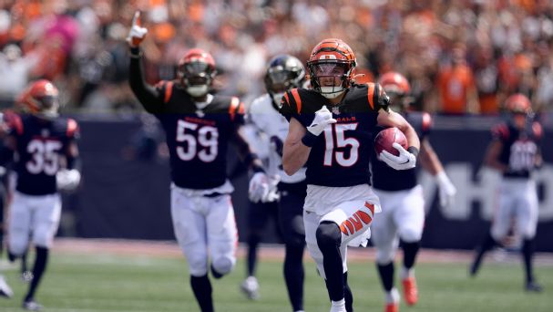 Bengals’ Charlie Jones returns punt 81 yards for TD vs. Ravens