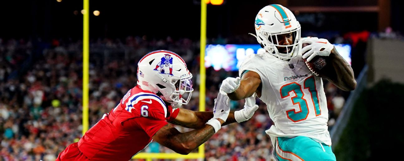 Follow live: Tua, Dolphins face road test at New England