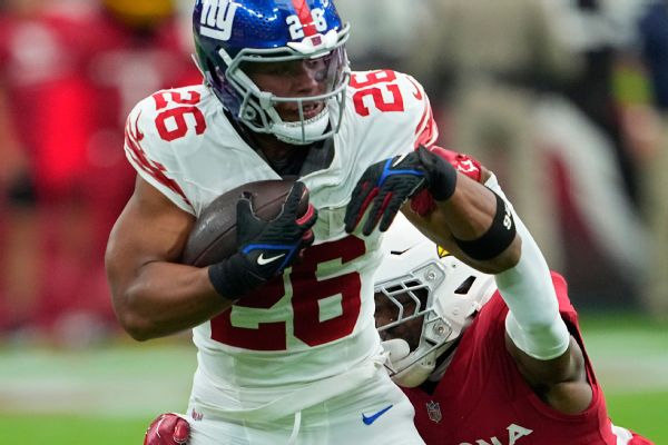 Giants’ Barkley reveals he has high ankle sprain