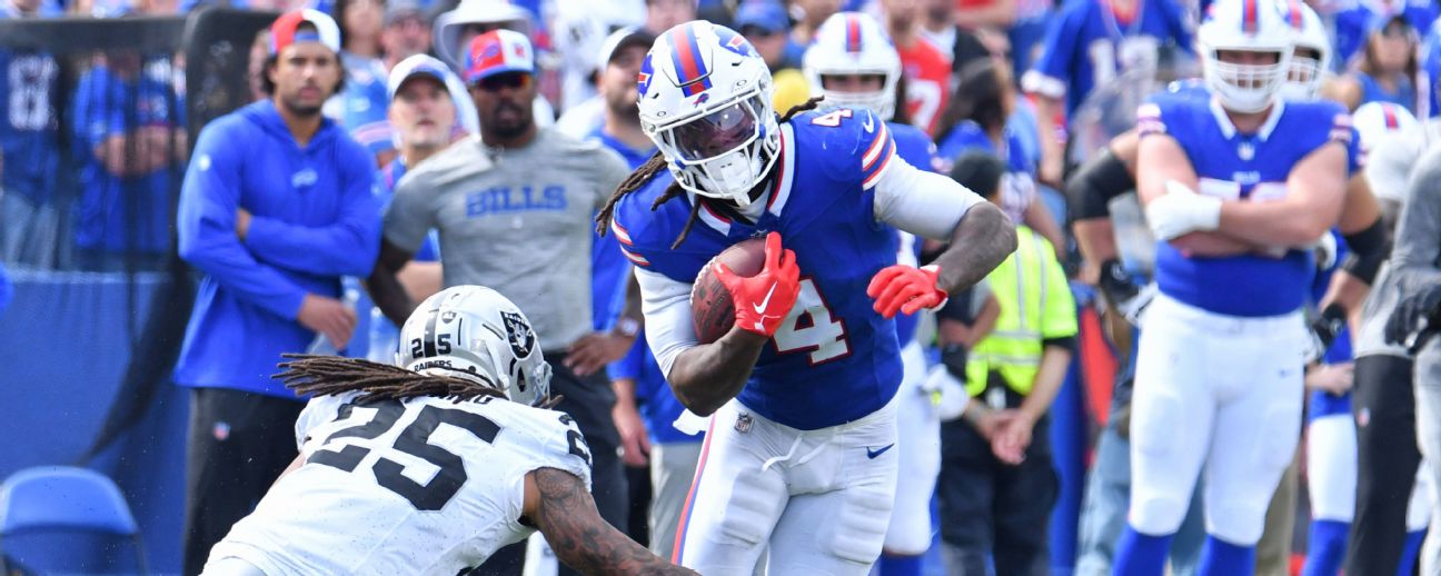 James Cook rushes for career-high 99 yards for surging Bills