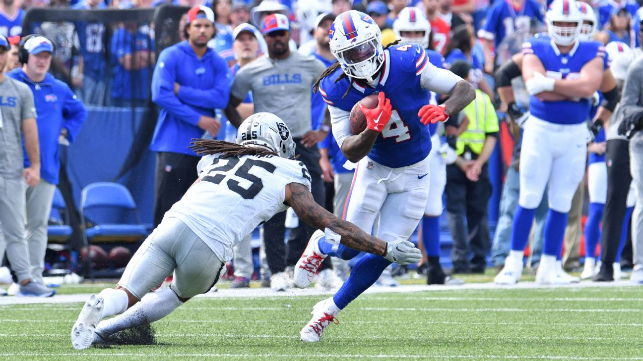 Buffalo Bills' balanced approach vs. Raiders could be new blueprint - ESPN  - Buffalo Bills Blog- ESPN