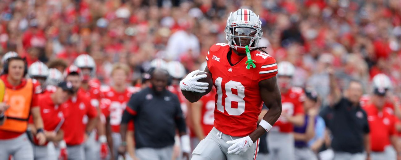 Buckeyes star WR Marvin Harrison Jr. yearns for chance to thrive on  father's stage
