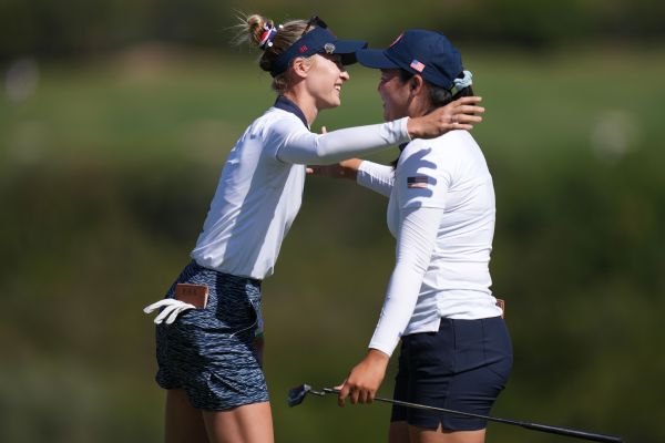 Korda-Corpuz help U.S. keep Solheim Cup lead