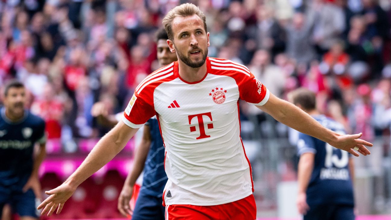 Kane hits hat trick as Bayern thrash Bochum 7-0