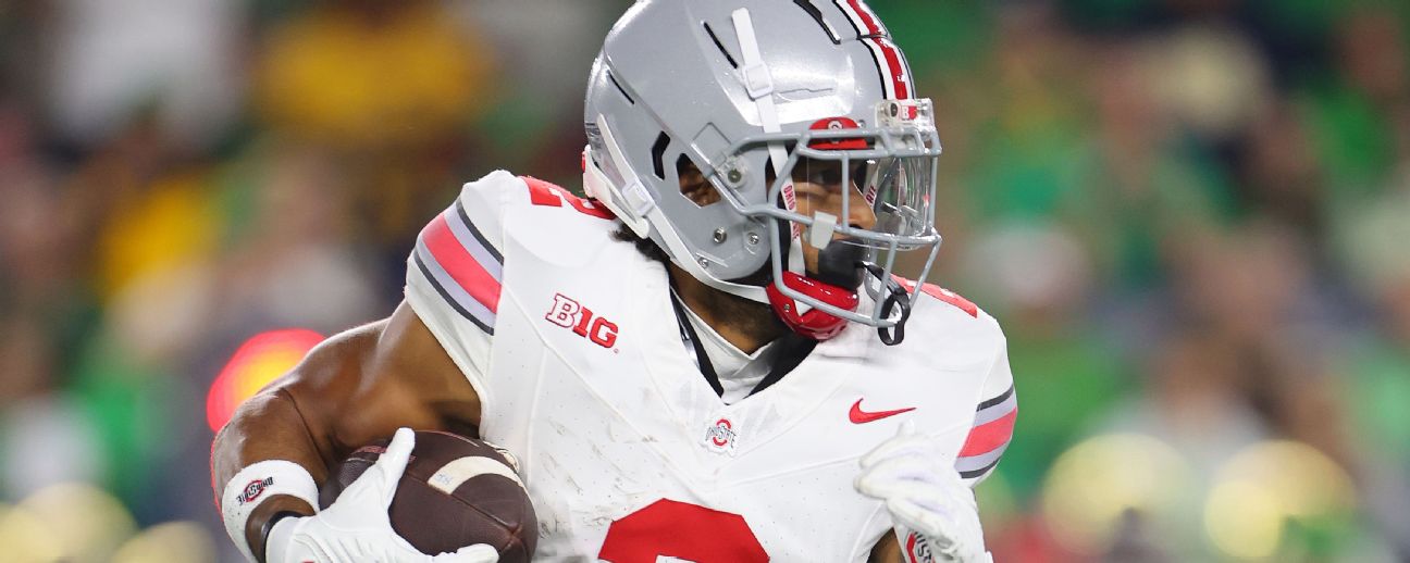 Ohio State football game-by-game updated ESPN predictions after week 1