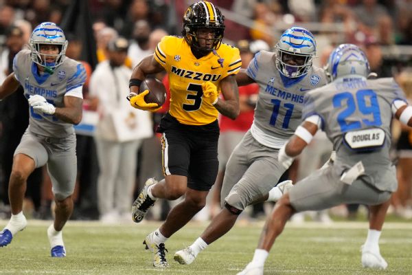 Missouri star WR Burden III to play against Vols www.espn.com – TOP