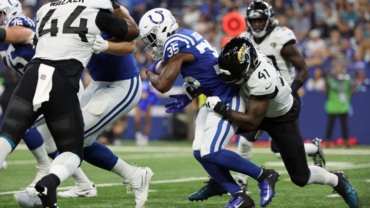 Colts waive Week 1 starting RB Deon Jackson, elevate Trey Sermon - ESPN