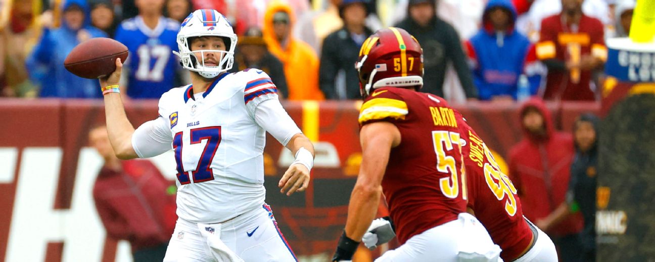 Follow live: Allen, Bills take on unbeaten Commanders