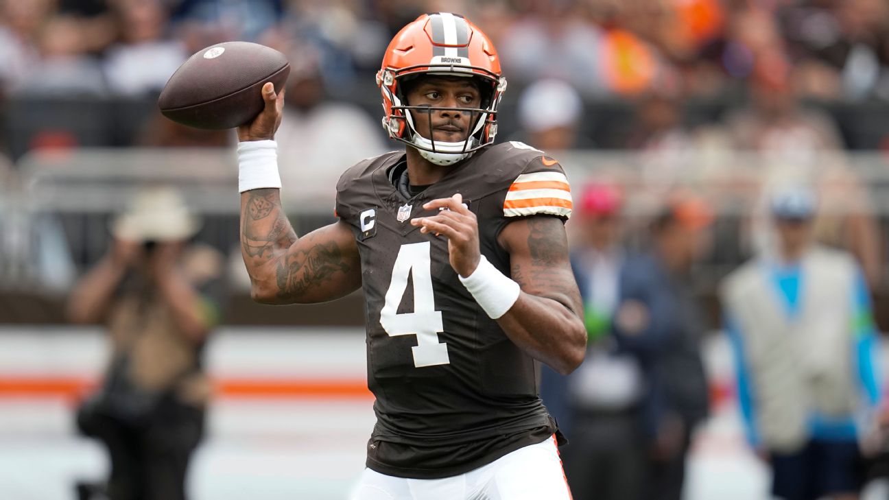 Browns OC says QB Watson to throw at practice www.espn.com – TOP