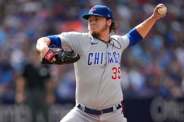 Cubs' Steele leaves start in fifth due to injury