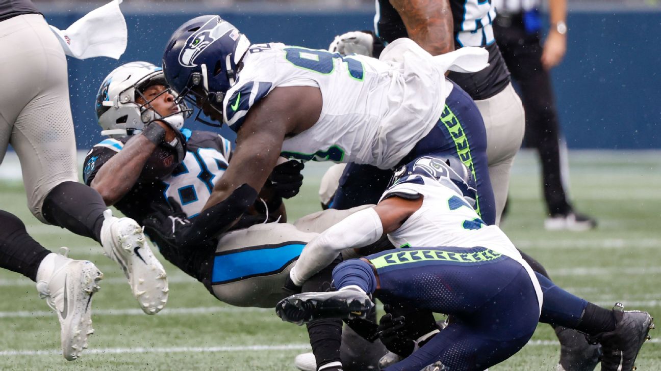 A weak spot last year, the Seahawks' run defense is much improved through 2  games