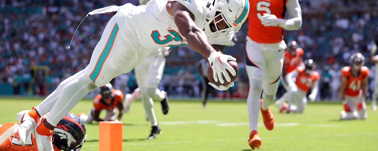 Raheem Mostert - Miami Dolphins Running Back - ESPN