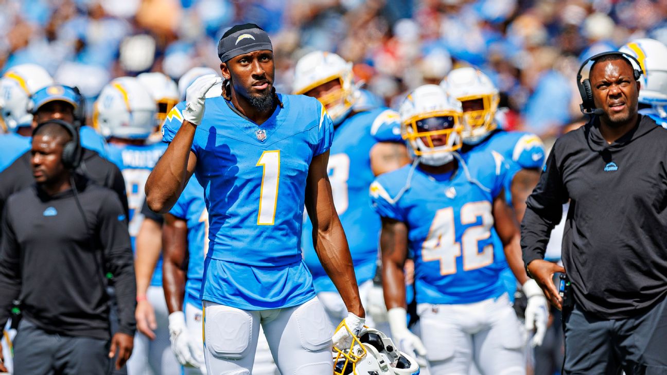 Look: Quentin Johnston makes first appearance in full Chargers uniform