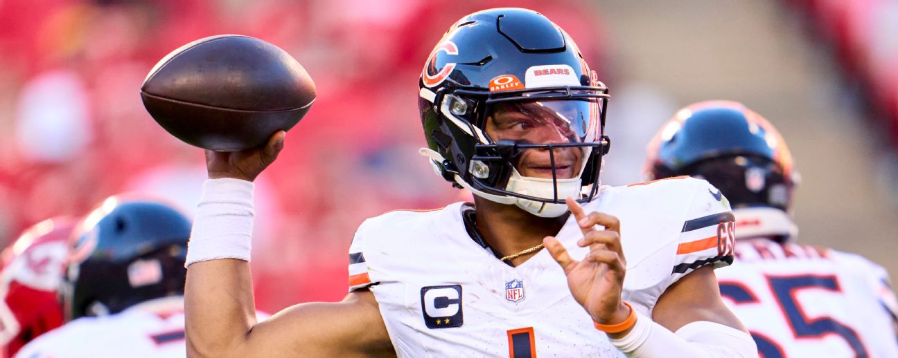 Justin Fields Sets Chicago Bears Record By Completing 16 Straight Passes,  Has First 300-Yard Game vs. Denver Broncos