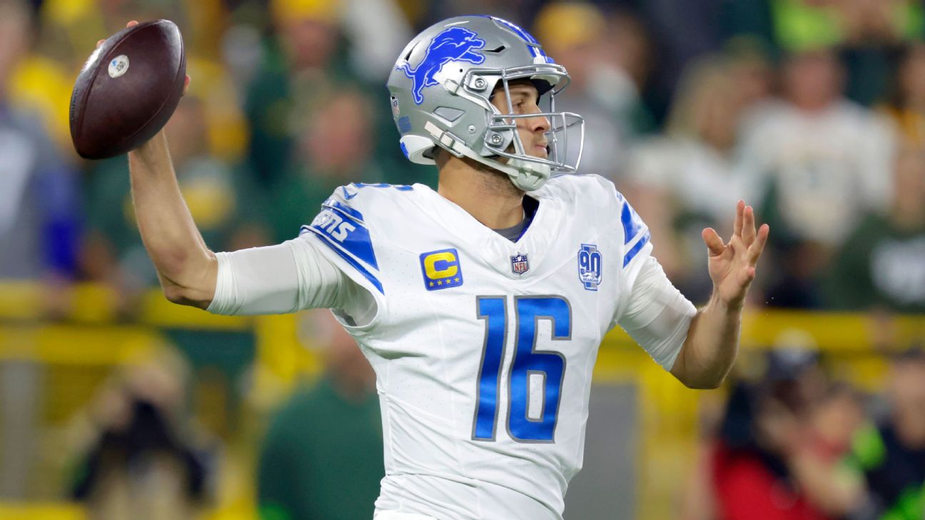 Lions beat Packers on TNF, take early control of NFC North - ESPN