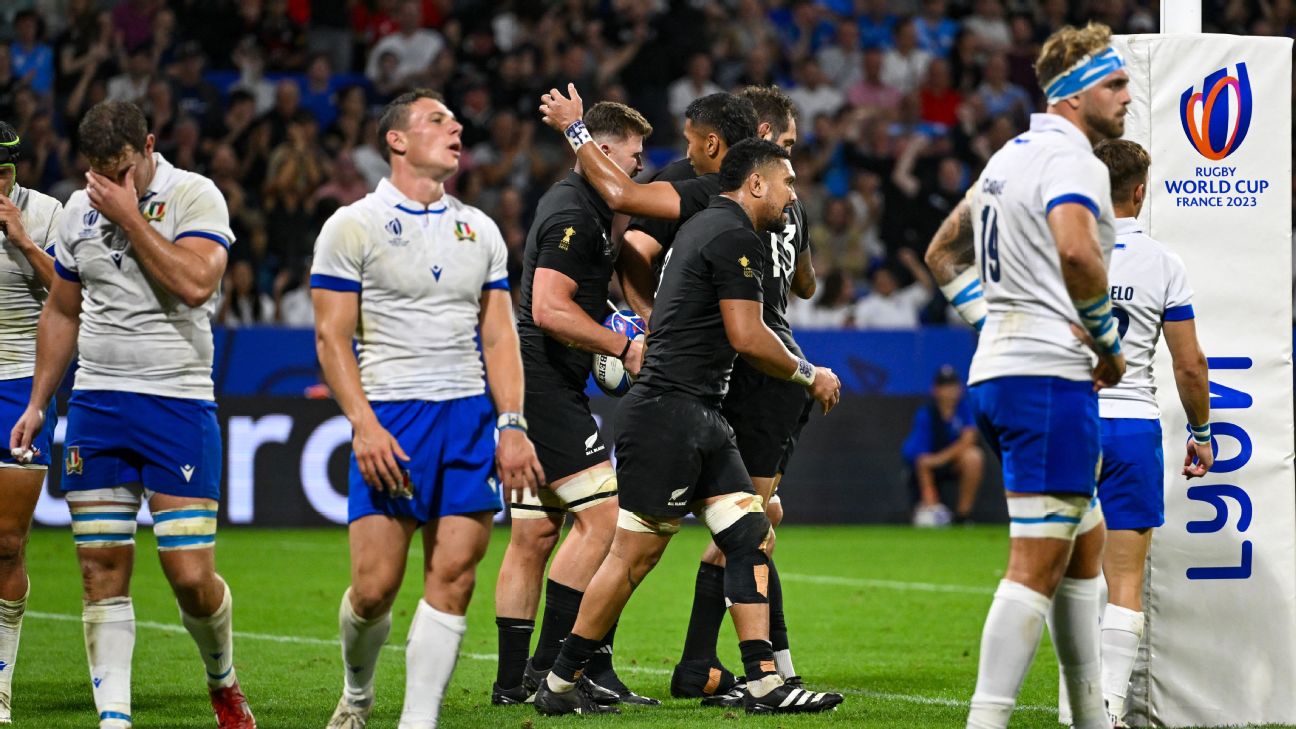 Rugby World Cup 2023 quarterfinal permutations