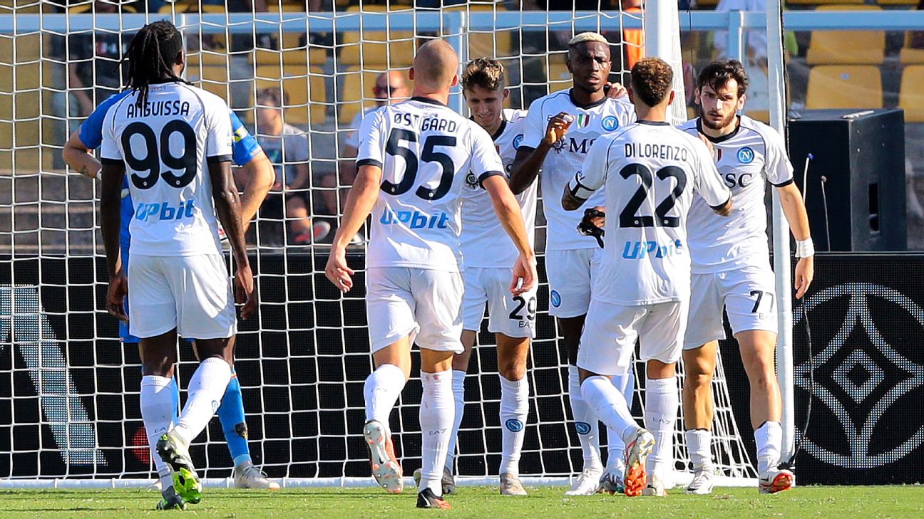 Osimhen comes off bench to score in Napoli win