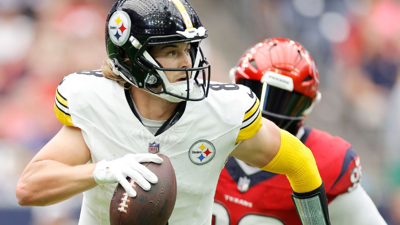Kenny Pickett leaves Steelers' loss with knee injury - ESPN