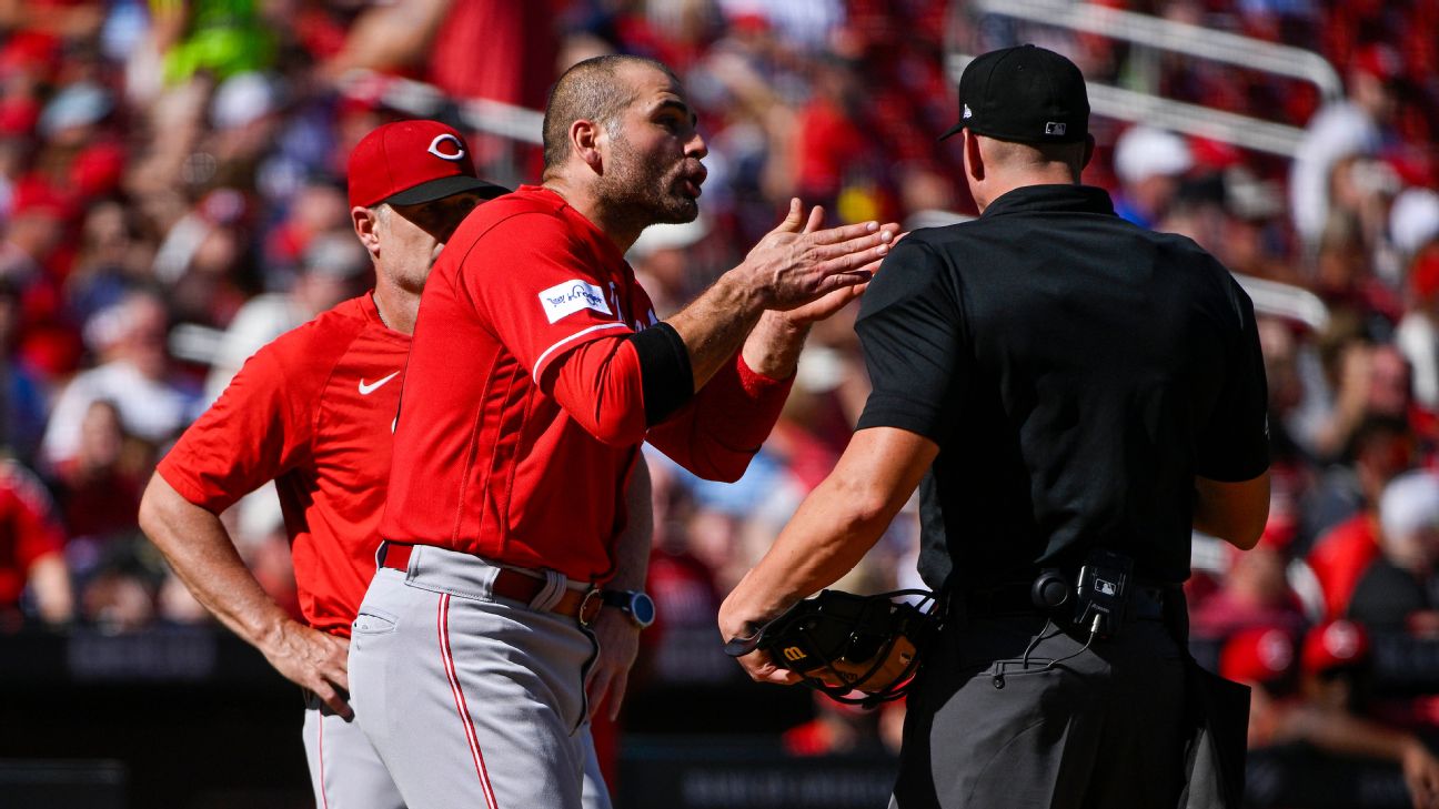 Short goodbye? Votto ejected in possible finale