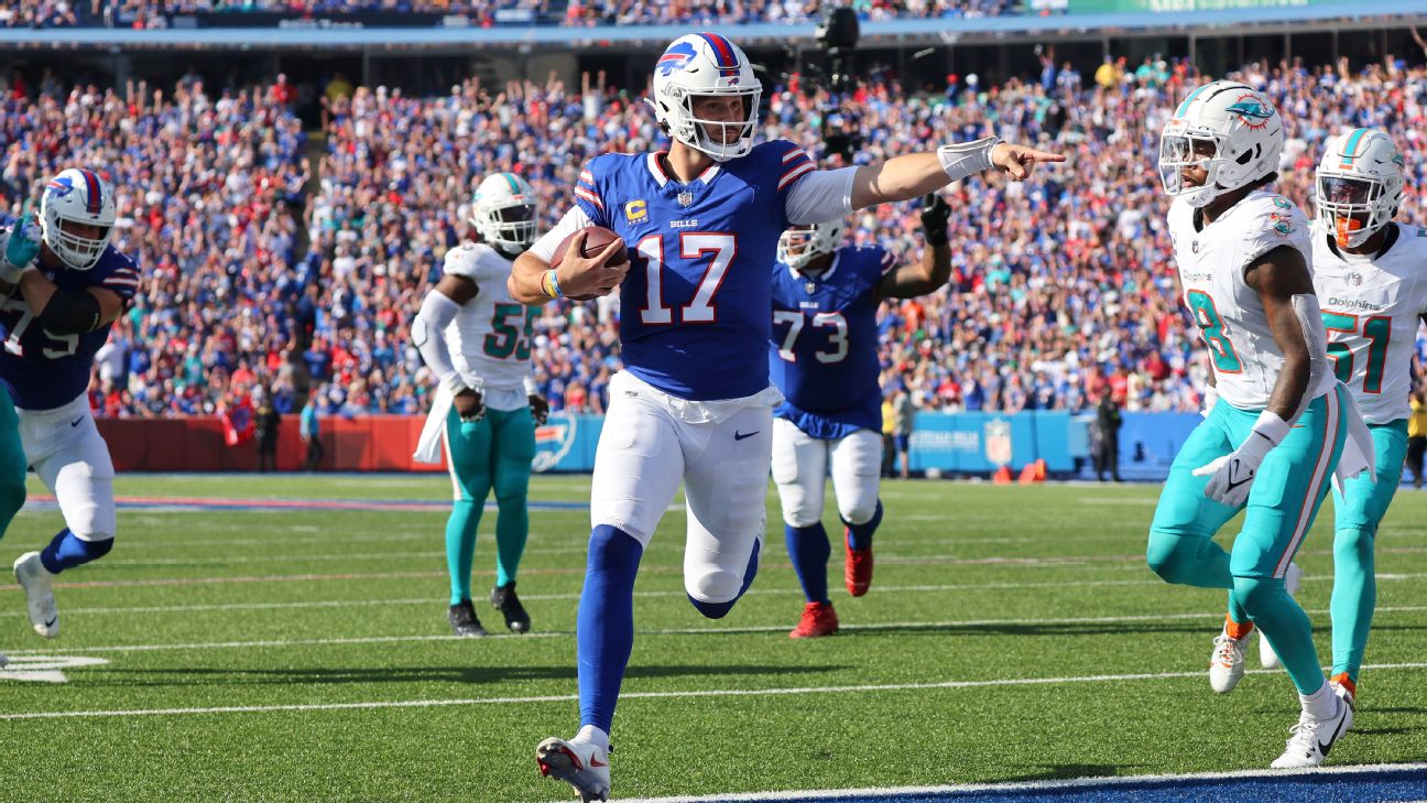 Bills beat Patriots to take control of top spot in AFC East