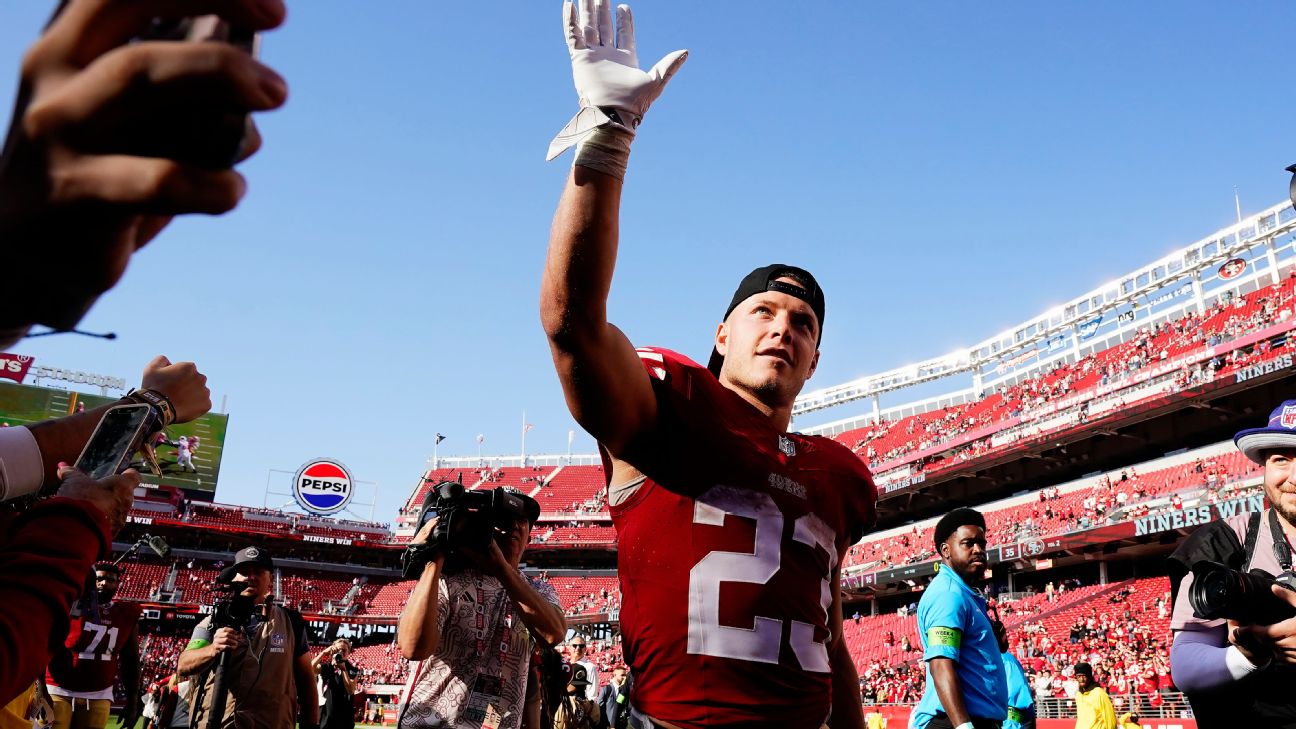 49ers news: NFL insider says Christian McCaffrey 'belongs in MVP  conversation'