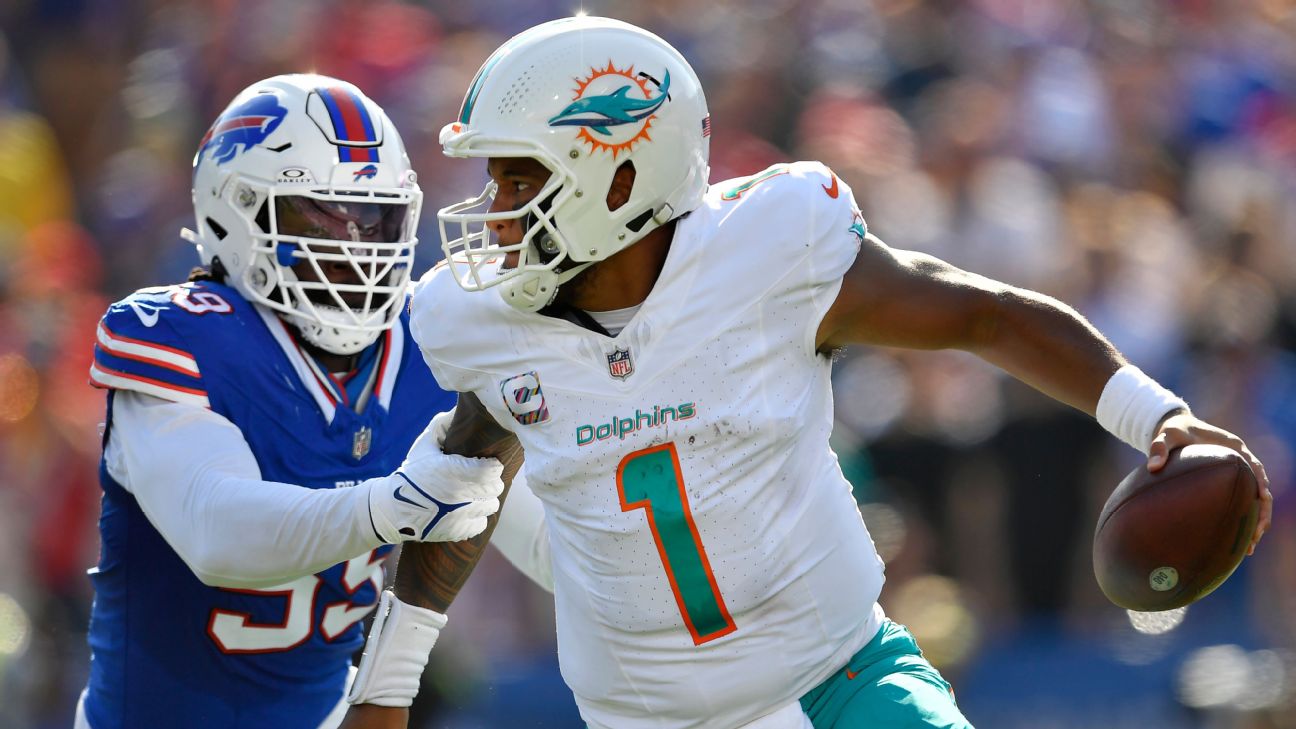 Dolphins 31-34 Bills (15 de Ene., 2023) Resultado Final - ESPN (AR)