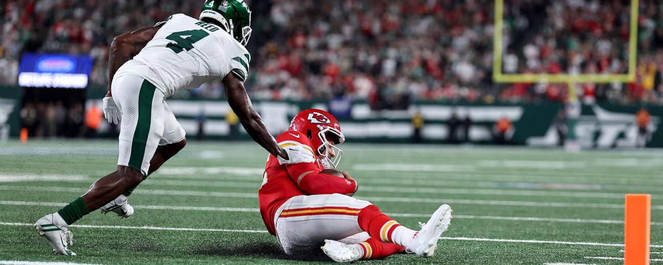 Anotaciones y resumen del Chiefs 23-20 Jets en NFL 2023