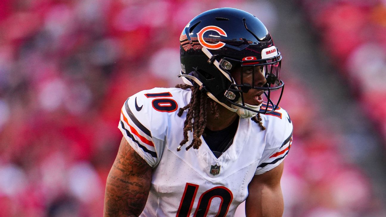 Bears' Chase Claypool inactive vs. Broncos after critical comments