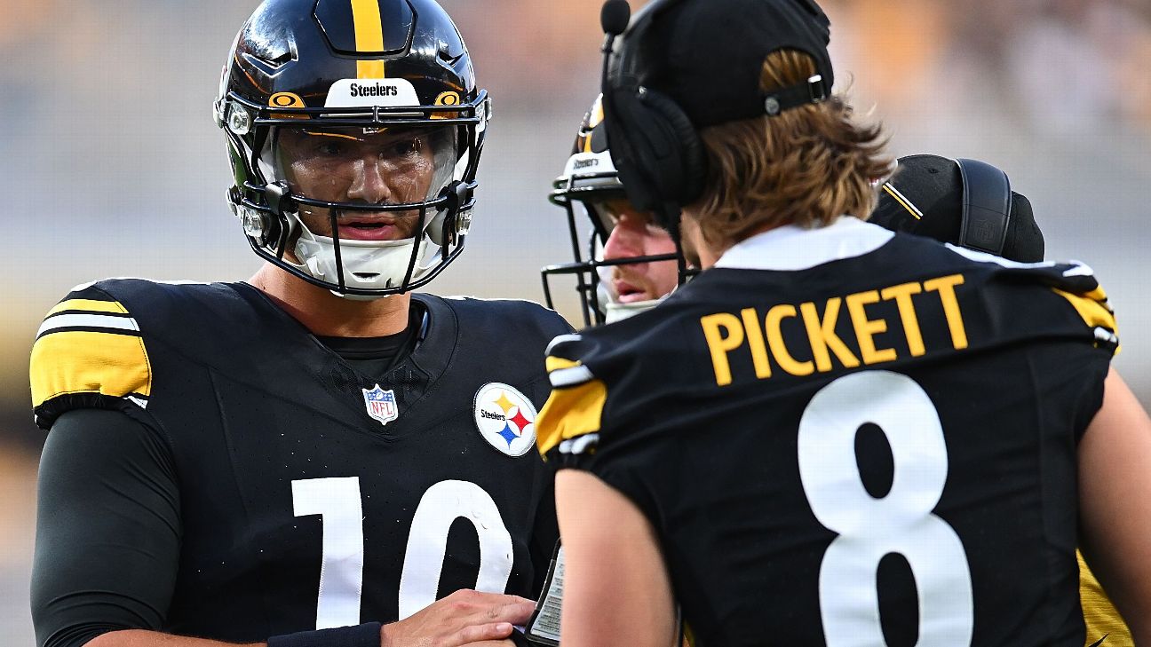 Steelers' Kenny Pickett forced to leave game vs. Texans with knee injury