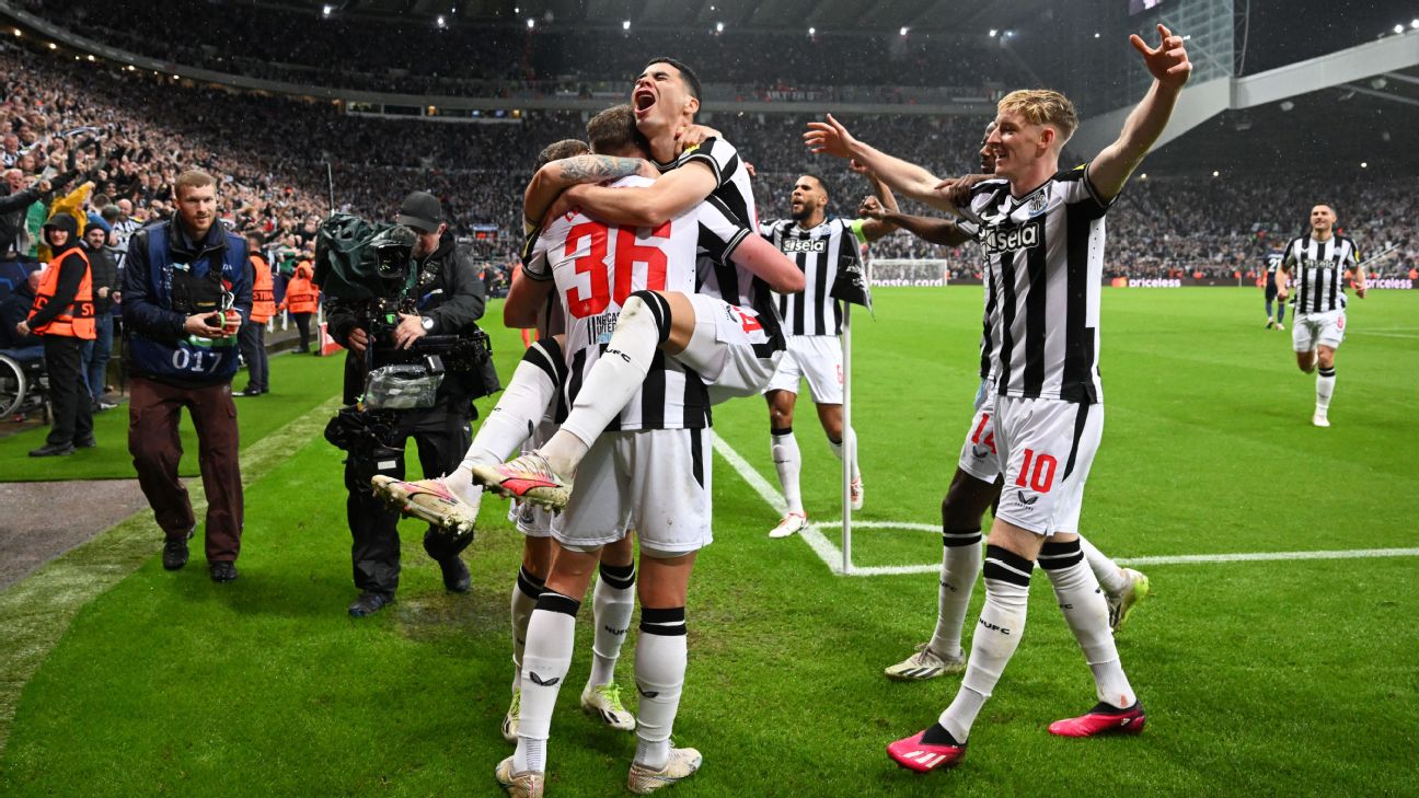 Superb Newcastle crush PSG for famous UCL win