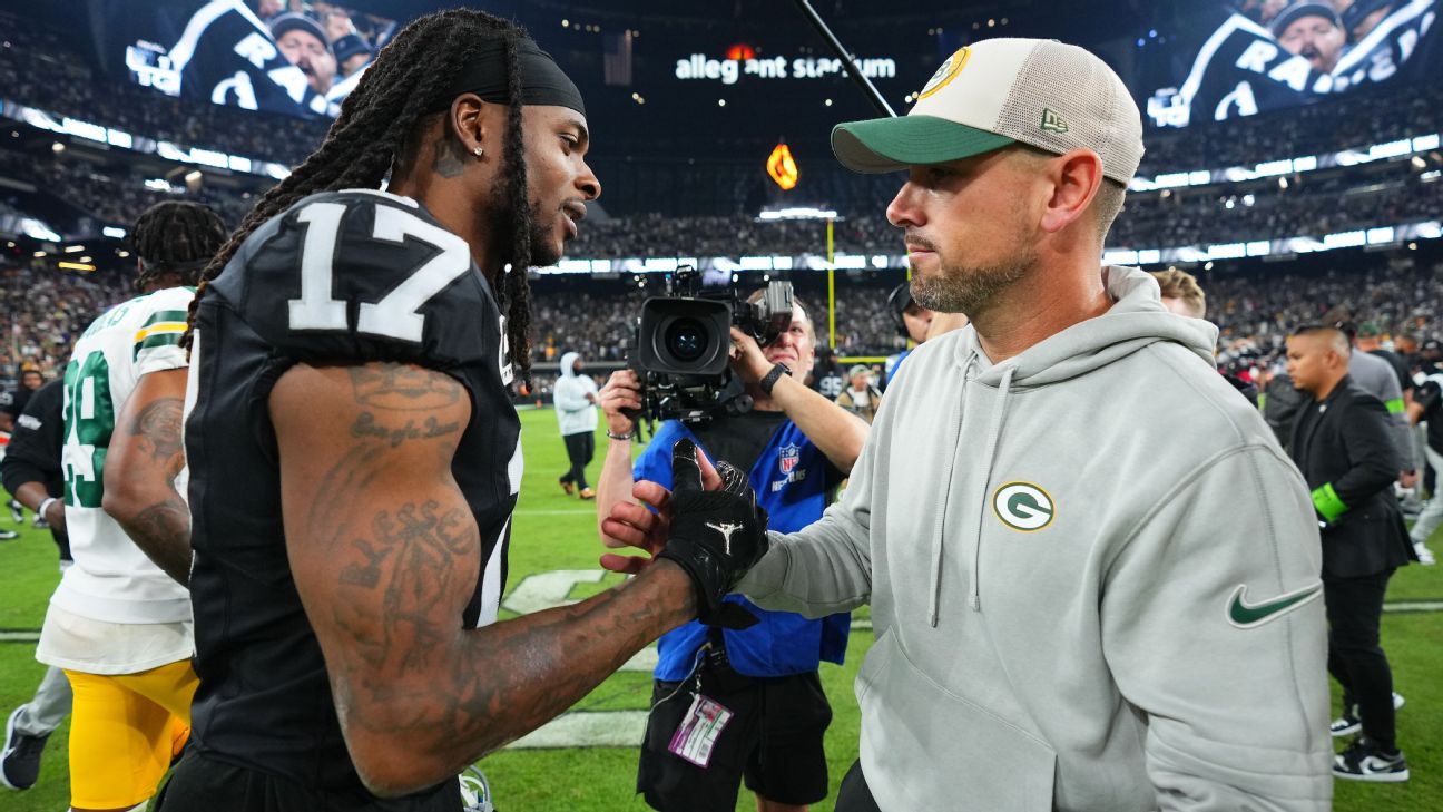 Raiders WR Davante Adams 'ready to roll'; Tyree Wilson off NFI - ESPN