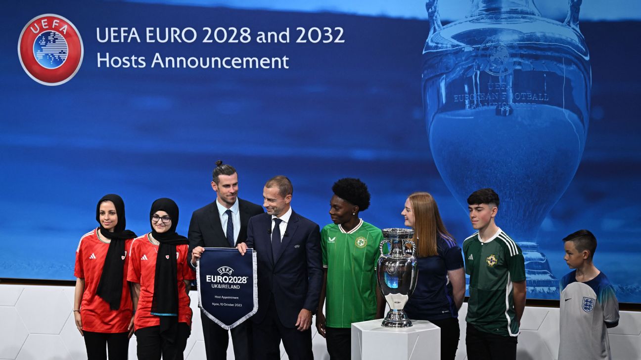 UEFA confirms UK, Ireland as Euro 2028 host www.espn.com – TOP