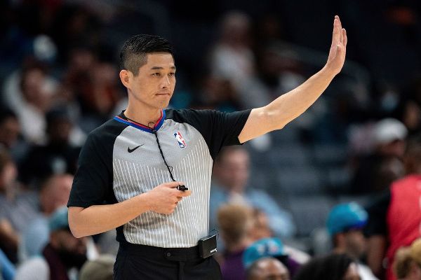 Hwang, Mitchell promoted as full-time NBA refs