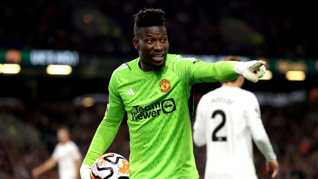 Andre Onana set to face Tottenham after delaying link-up with