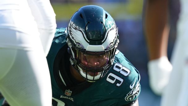 'Mr. Unblockable': Eagles rookie Jalen Carter is already putting up historic numbers five games in
