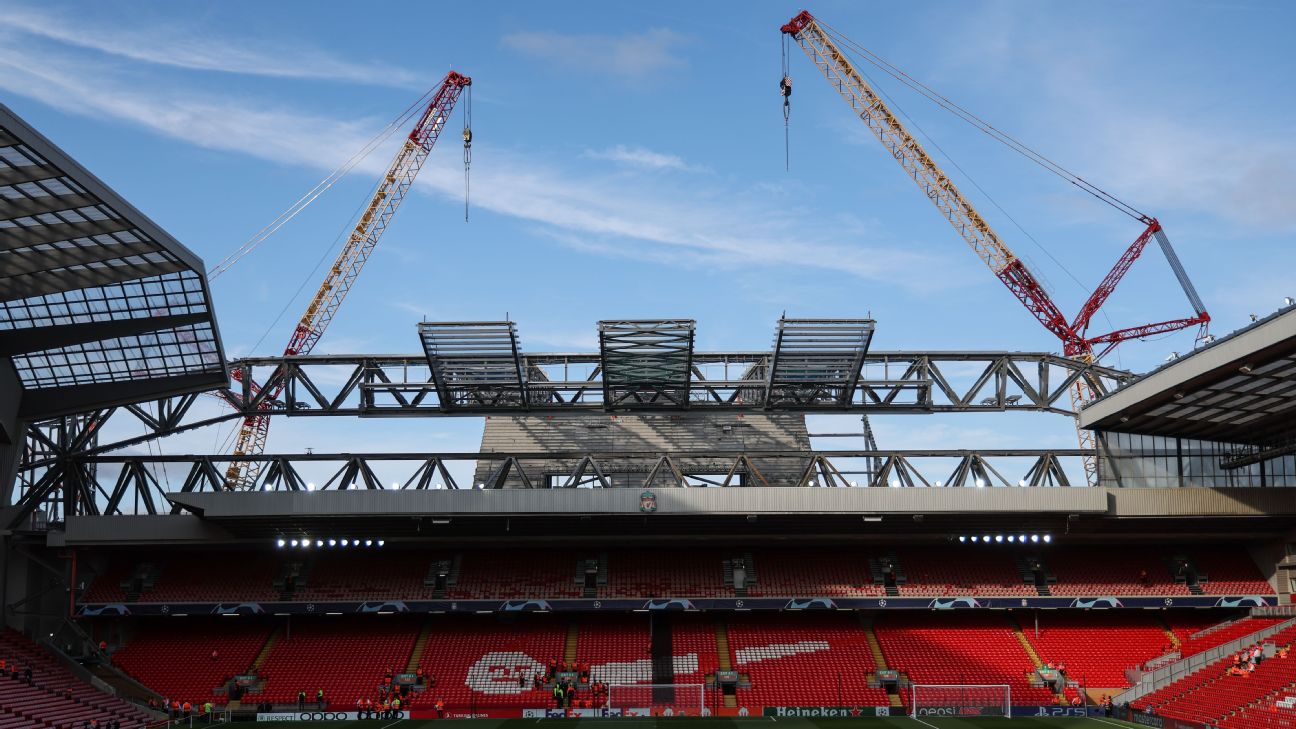 Liverpool announce delay in Anfield expansion