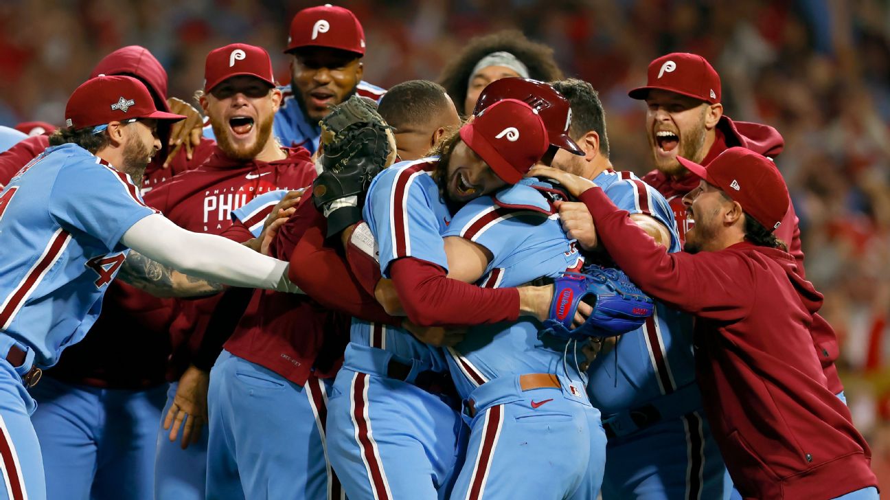 Nick Castellanos slugs 2 home runs as Phillies advance to NLCS - ESPN