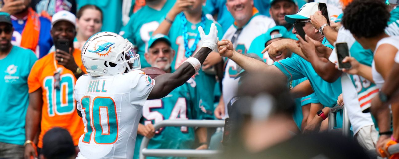 NFL Week 3 scores and highlights: Dolphins score 70