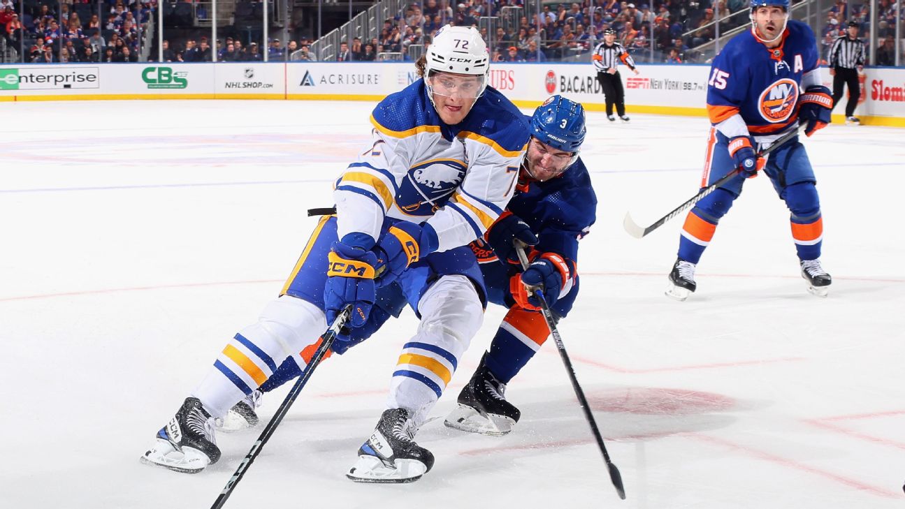 Sabres put center Thompson on non-roster list