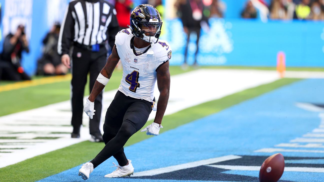 Ravens QB Lamar Jackson buys time, finds rookie Zay Flowers for first TD www.espn.com – TOP