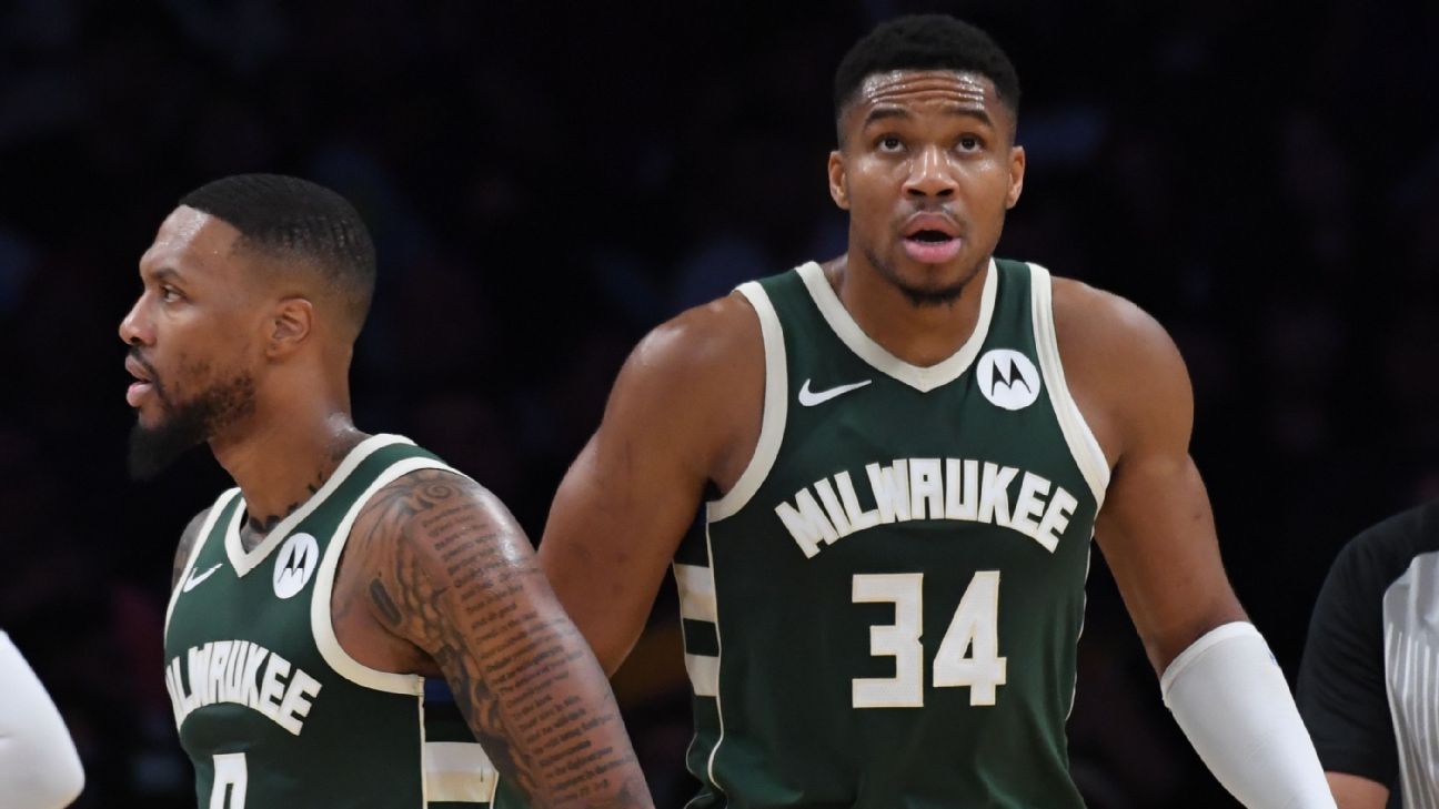 Giannis praises Lillard acquisition and says he wants to be a Buck 'as long  as we're winning