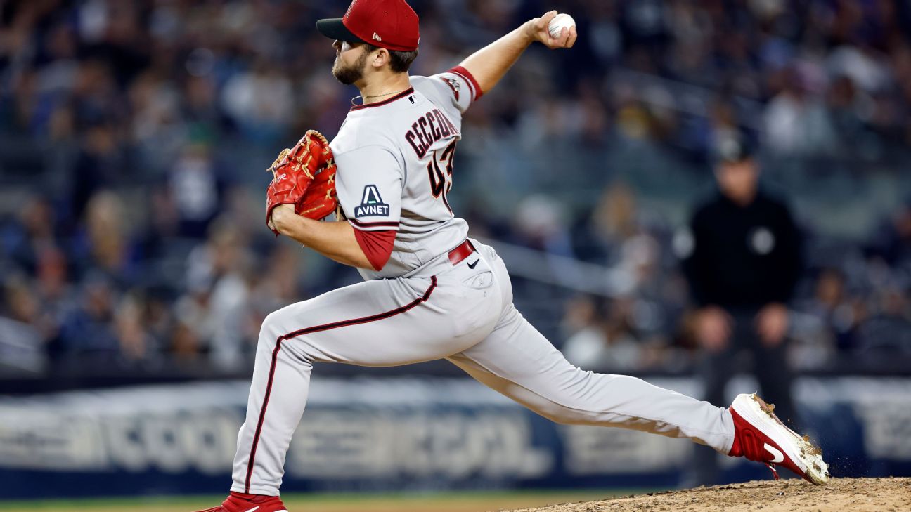 MLB Playoffs: Arizona Dbacks con roster de NLCS ante Phillies