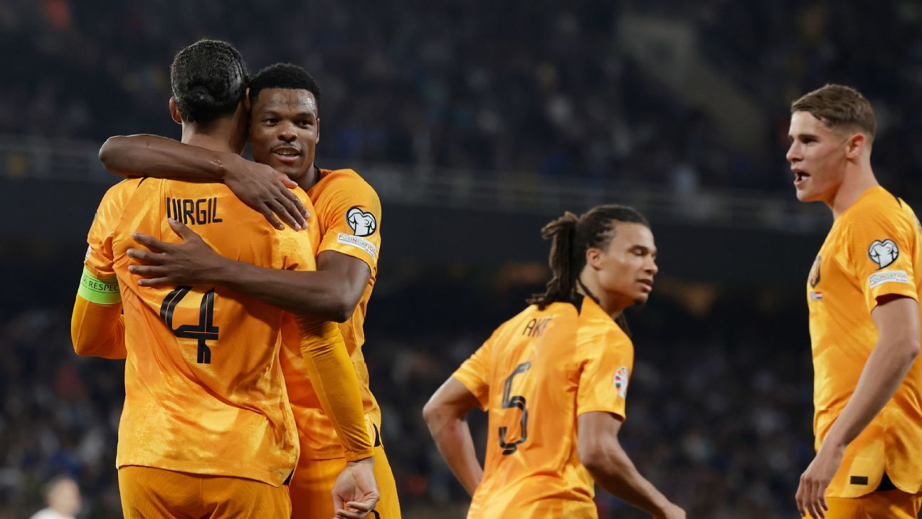 Van Dijk nets crucial late pen in Netherlands win