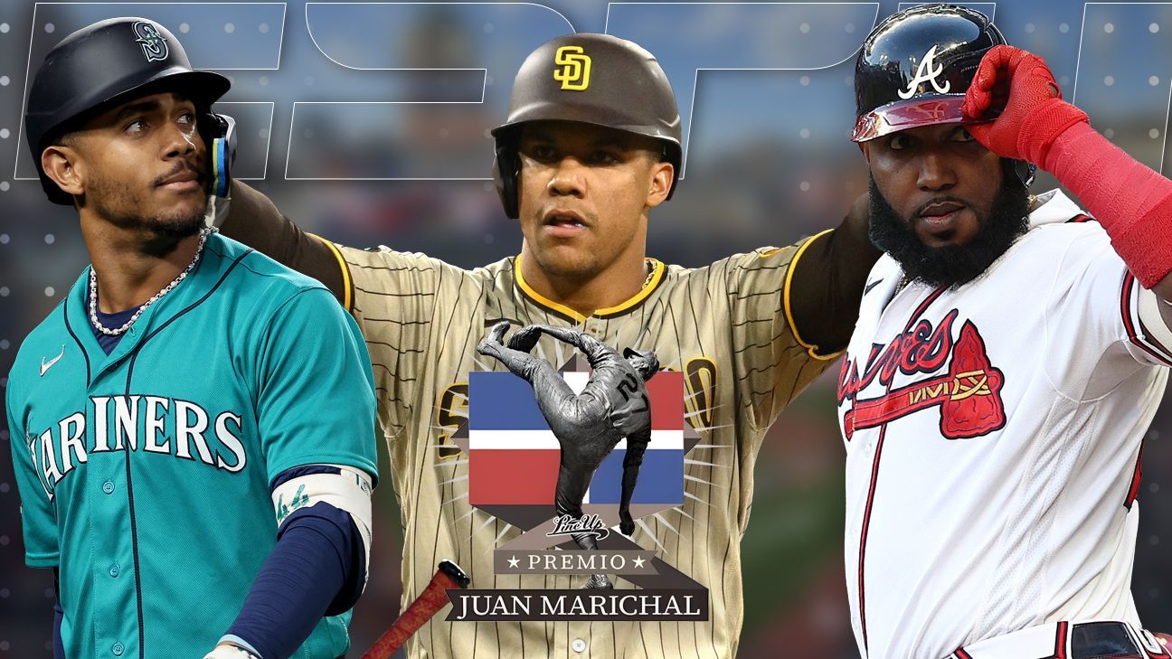 Juan Soto Julio Rodríguez Ozuna finalistas premio Juan Marichal